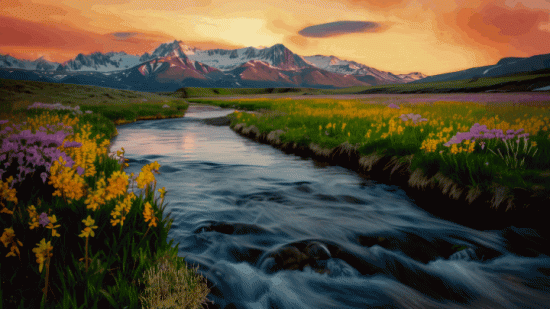 Spring Unfolding:  Rivers and Ranges In Bloom 