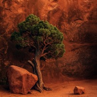 Not Alone -Trees on Website,Adventure,Arid,Canyon,Cave,Desert,Desert landscape,Destination,Dramatic,Geology,Majestic,Mountain,Natural,Orange,Rock,Sand,Scenic,Serene,Stone,Tranquil,Travel,Underexposed,Valley,Vegetation,Well-exposed,adventure travel,backdrop,backgrou